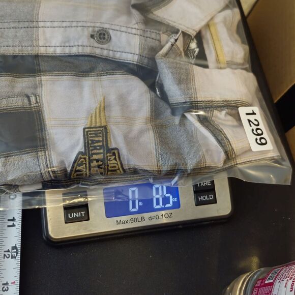 Genuine Harley Davidson Shirt Mens L Black White Plaid Spellout Logo Cotton - Picture 14 of 14